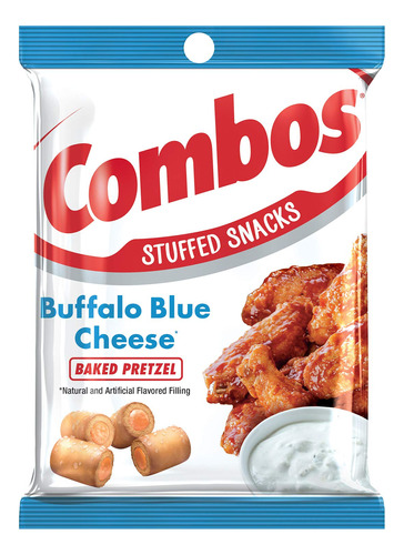 Combos Buffalo Pretzel De Queso Azul Al Horno Bocadillos 6.3