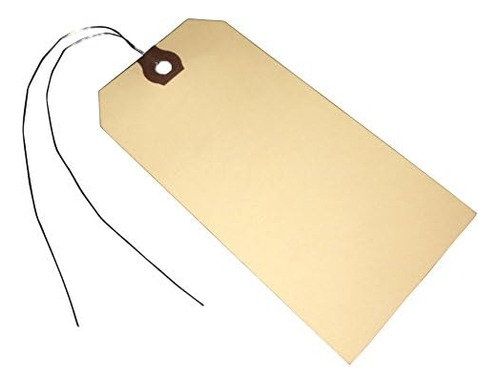 Wired Shipping Tags And Hang Tags, 4 3/4-in X 2 3/8-in,...