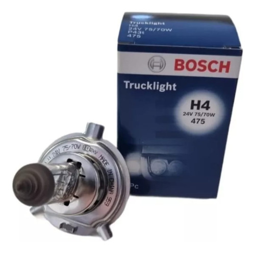 Lampara Bosch H4 24v 75/70w Trucklight Camiones 