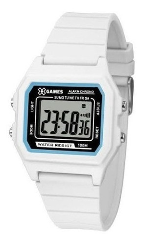 Relógio Masculino Digital Branco X-games Xlppd028 +nf