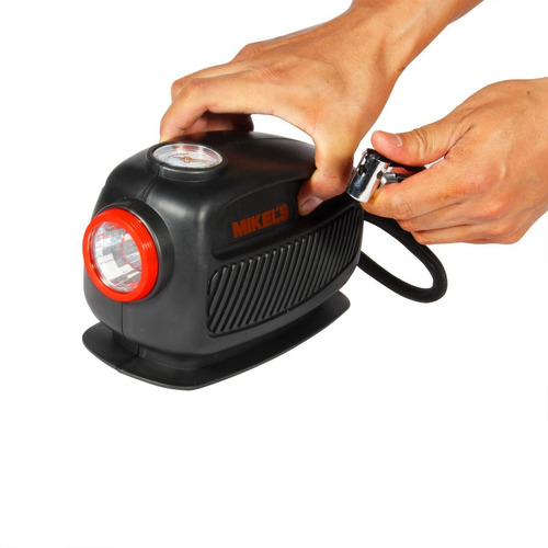 Compresor De Aire 3 En 1 12 Volts 2 Mangueras Mikels