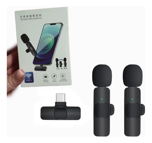 Microfono D Solapa Lavalier Inalámbrico Portátil Audio Video