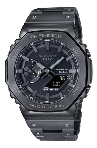 Reloj Casio G-shock Gm-b2100bd-1a Original E-watch Color de la correa Acero Color del bisel Negro Color del fondo Negro