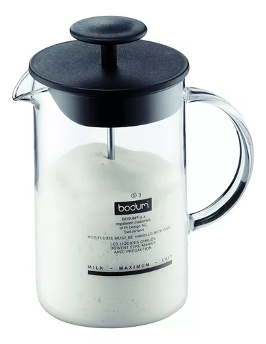  Bodum 11870-01US Bistro Espumador eléctrico de leche, 10 onzas,  color negro : Hogar y Cocina
