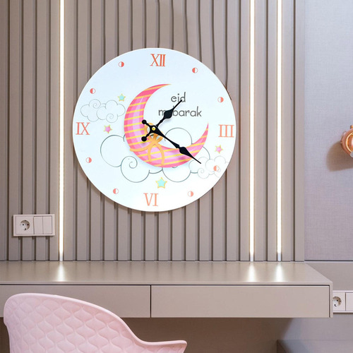 L Battery Operated Wooden Wall Clocks, Style