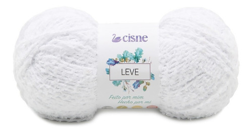 Fio Leve Cisne 100g 200mts Tex 500 Crochê E Tricô Cor 0000b- Branco