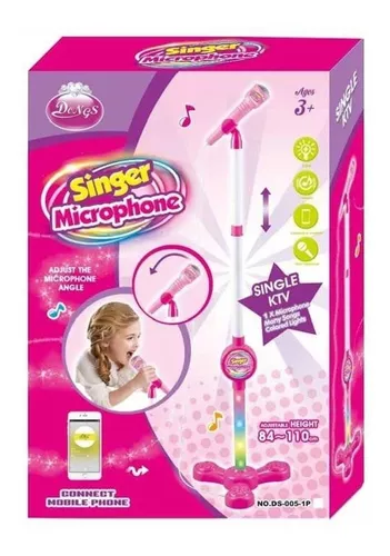 Microfono Karaoke Juguete Para Niña Singer Mp3