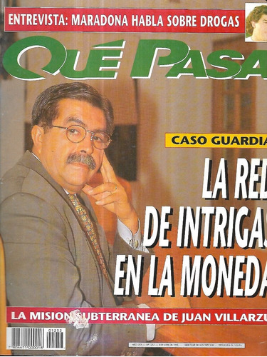 Revista Qué Pasa 1252 / 8 Abril 1995 / Caso Guardia