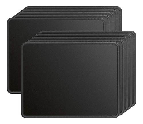 Paquete De 10 Mouse Pad 30x22 Cm Para Computadora Y Juegos