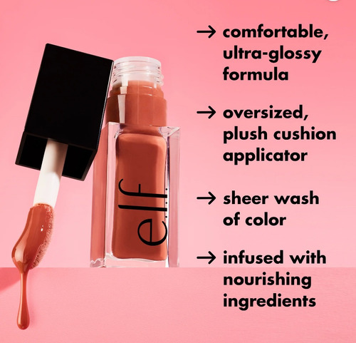 E.l.f Aceite Para Labios Glow Reviver, Transparente