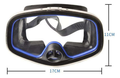 Máscara De Buceo Con Válvula De Drenaje Gafas De Buceo
