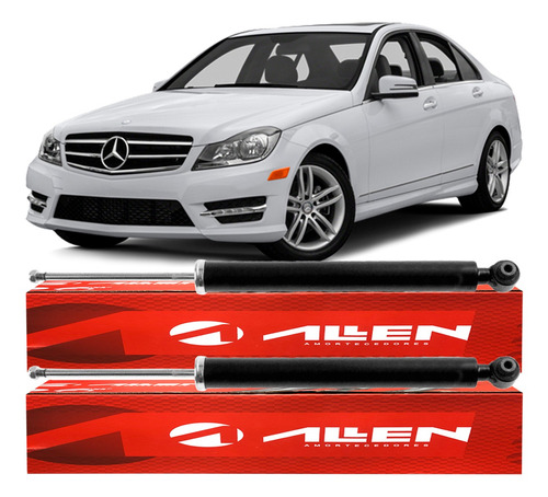 Imagem 4 de 6 de Amortecedor Traseiro Mercedes C180 C200 W204 2007 A 2012 Par