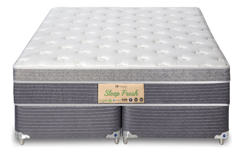 Cama Box Queen 158x198 Sankonfort Sleep Fresh Molas Ensacada