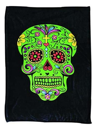 Karma Konnection 45  X 60  Sugar Skull Day Of The Dead Mant