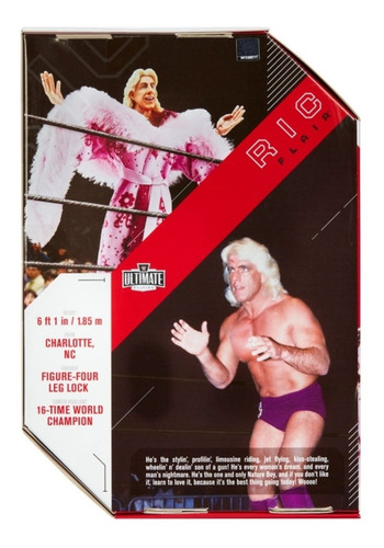 Imagen 2 de 10 de Figura Ric Flair Wwe Mattel Ultimate Edition Elite Lucha Lib