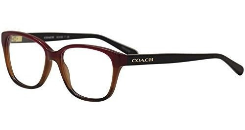 Montura - Coach Mujer Hc6103 Anteojos Aubgn Cognac Varsity S