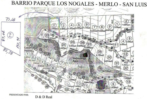 Imagen 4 de 4 de Terreno 7.900 M2 Barrio Los Nogales Lote 2 Mza A