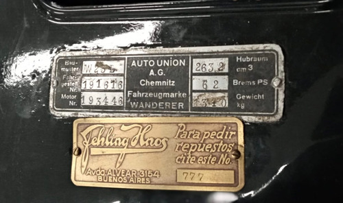 Imagen 10 de 10 de Auto Union - Wanderer W23l