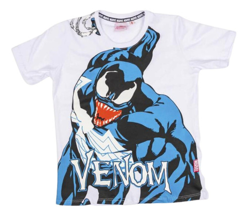 Remera Hombre Araña Manga Corta Spiderman Venom 80949 Marvel