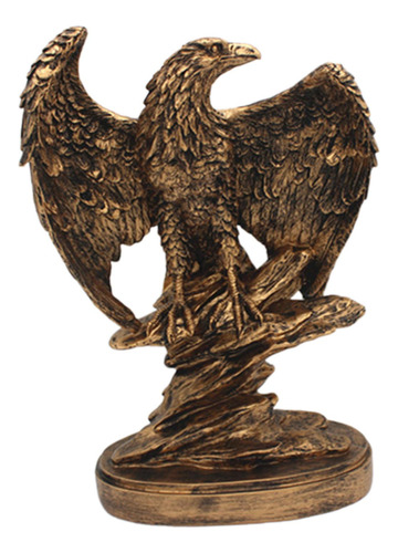 Escultura De Águila, Pieza Decorativa Para El Hogar, Bronce