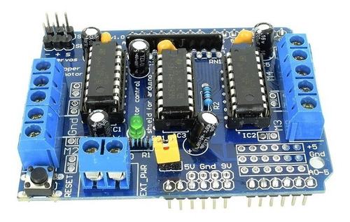 Imagem 1 de 5 de Shield L293d Driver Ponte H Para Motor Arduino Mega E Uno