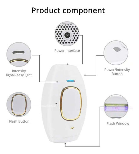Kit Máquina De Depilação A Laser De Ipl Para Remoção Do Pele