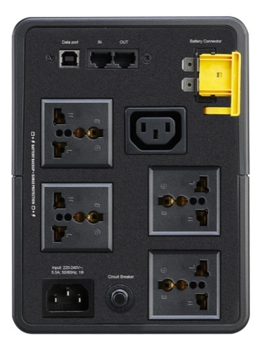 Ups Apc 1200 Va Bx1200mi-ms Interactiva 5 Salidas