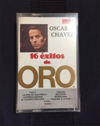 16 Éxitos De Oro Óscar Chávez Cassette