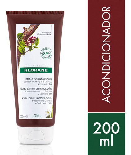 Klorane Bálsamo De Quinina Para Cabello 200ml