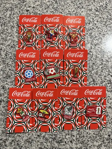 Colección Pines Coca Cola Mundial 2026 | Meses sin interés
