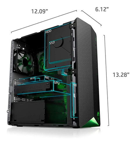 Imagen 5 de 8 de Computadora Hp Pavilion Amd 6 Ryzen 5 3500 8gb 256gb Bagc