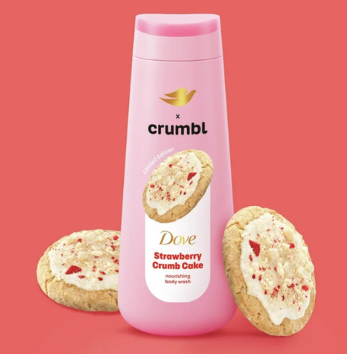 Dove Crumbl Jabon Líquido Fresa Body Wash Strawberry