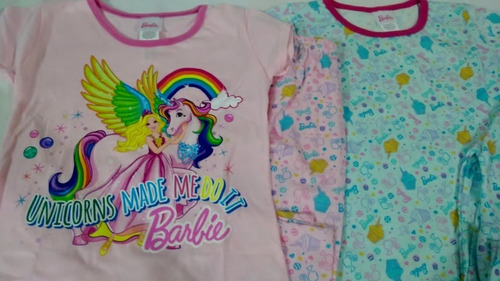 Set De 2 Pijamas Disney De 2 Piezas Para Niña Playera Y Legg