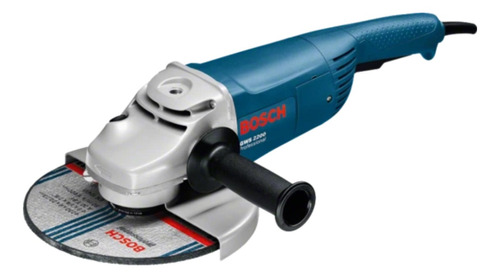 Esmerilhadeira angular Bosch Professional GWS 2200-230 azul 2200 W 127 V + acessório
