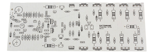 Placa Para Amplificador 800w Rms 4 Ohms Mono 2sc5200/2sa1943