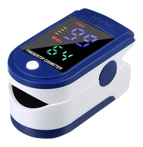 Pack 2 Monitor Oximetro Led Recargable Dedo