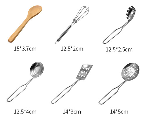 Set De Juego Para Niños Con Gorro De Chef De 18 Piezas