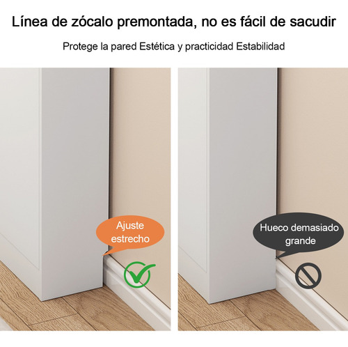 Madera Zapatera Moderna Blanca Entrada Inclinada 82cm Blanco