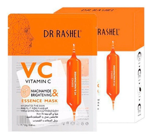 Dr Rashel Vc Vitaminac Niacinamide Brightening Essence Mask Tipo De Pele Normal