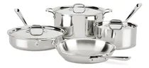 Comprar All Clad Set Juego De Ollas 7 Piezas Acero Inoxidable
