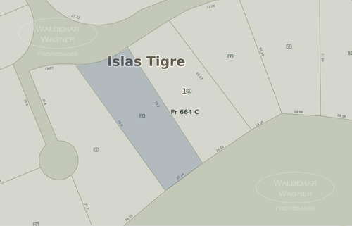 Exclusivo Terreno Parquizado A Laguna Y Río - Isla Santa Mónica