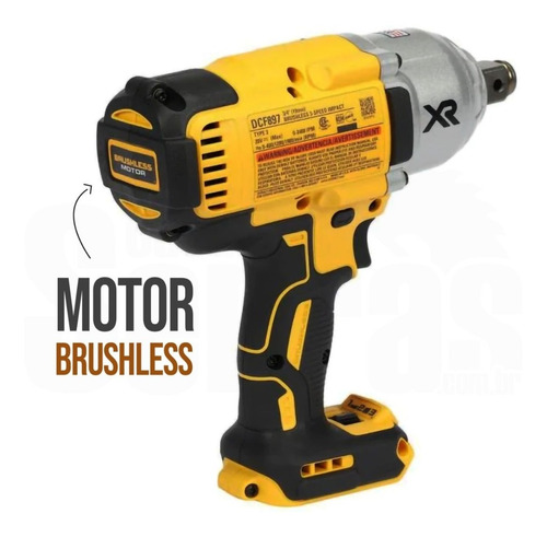 Imagem 5 de 10 de Chave De Impacto 20v Max Li Ion 3/4 Dcf897b-b3 C/bat Dewalt