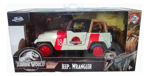 Jurassic Worl Jeep Wrangler A Escala 1/32