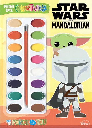 Star Wars The Mandalorian: May The Force Be With You: Paint Box Colortivity, De Editors Of Dreamtivity. Editorial Dreamtivity, Tapa Blanda En Inglés