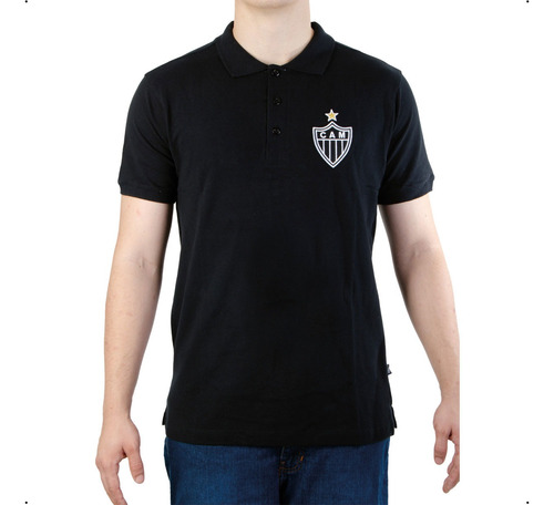 Camiseta Polo Atlético Mineiro Oficial Masculina