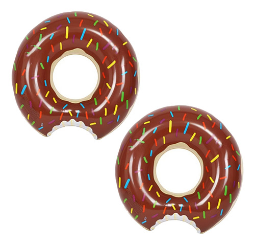 2pzs Salvavidas Inflables Donas Flotadores Para Alberca 90cm
