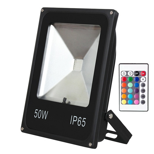 Reflector Led 50w Rgb Control Remoto Gtia Calidad Oferta