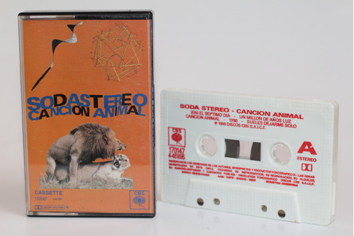 Cassette Soda Stereo Canción Animal 1990