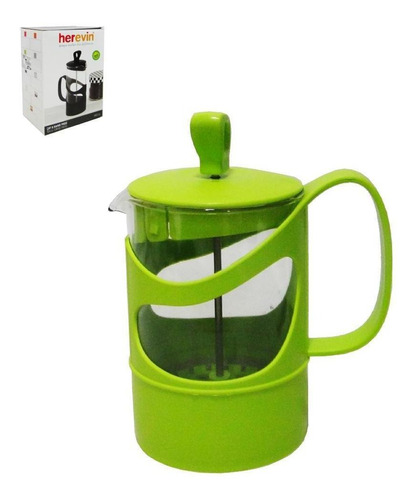 Cafeteira Francesa Chaleira De Vidro 660ml Com Tampa Base