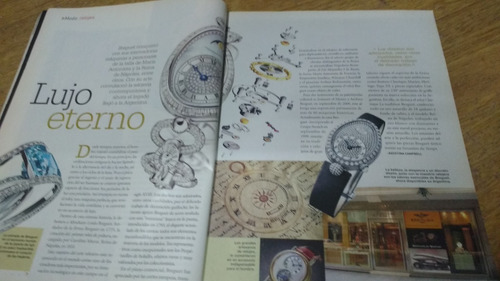 Revista Luz N° 40 Moda Relojes Lujo Eterno  Año 2006